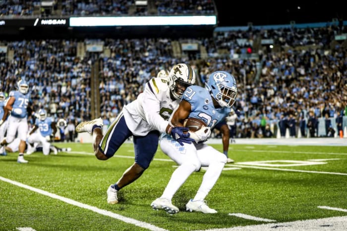 Georgia Tech defensive end Keion White vs North Carolina